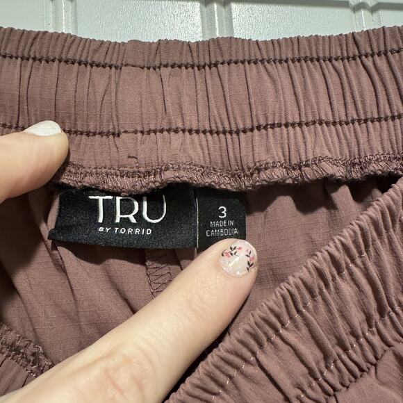 Torrid Ripstop Pull On Active Pants Purple Plus Size 3X - Picture 5 of 7